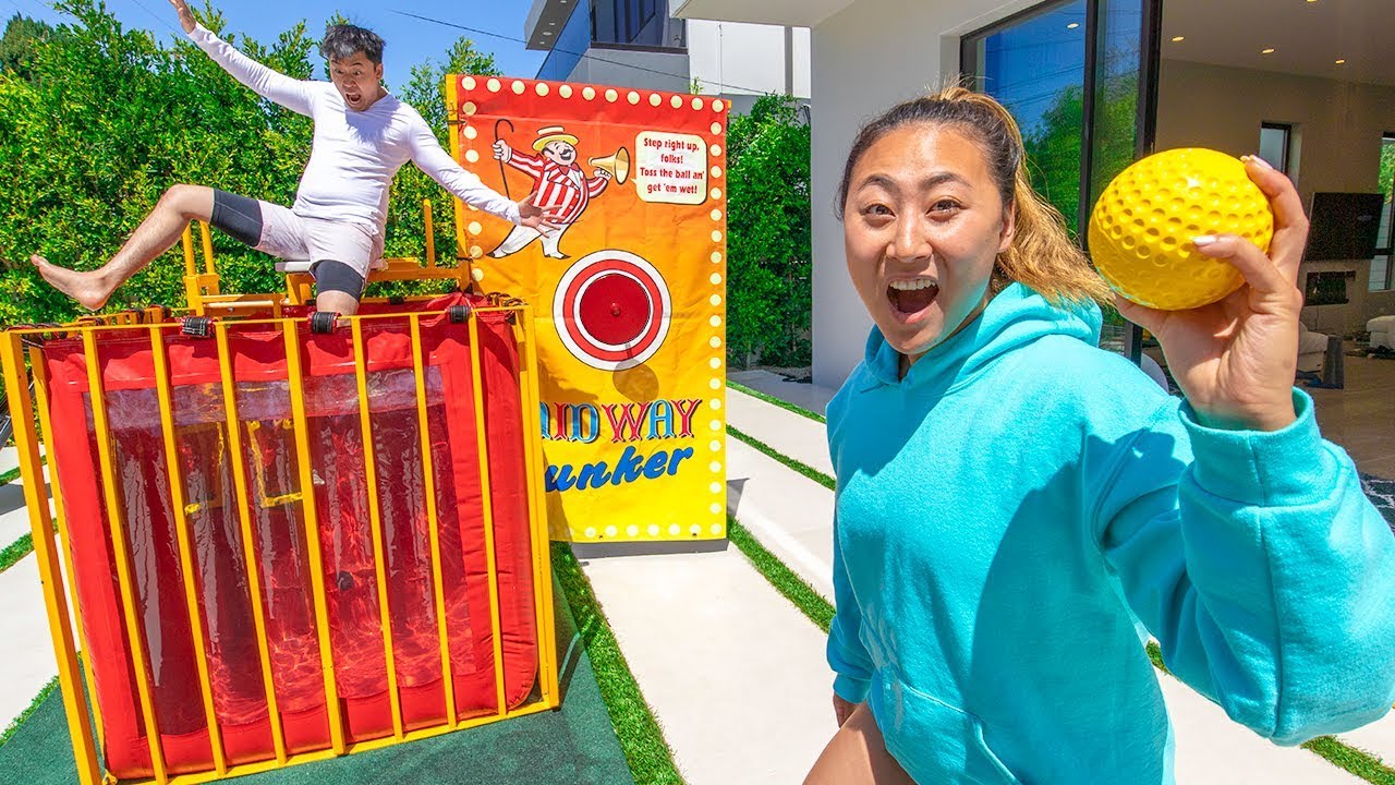 LAST TO GET DUNKED WINS $10,000!!