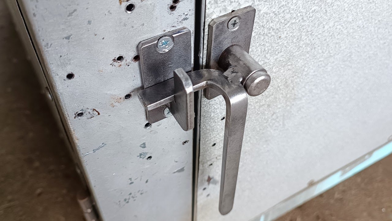 Chốt cửa tự chế độc đáo tuyệt đẹp #26. Beautiful unique homemade door latch #26.