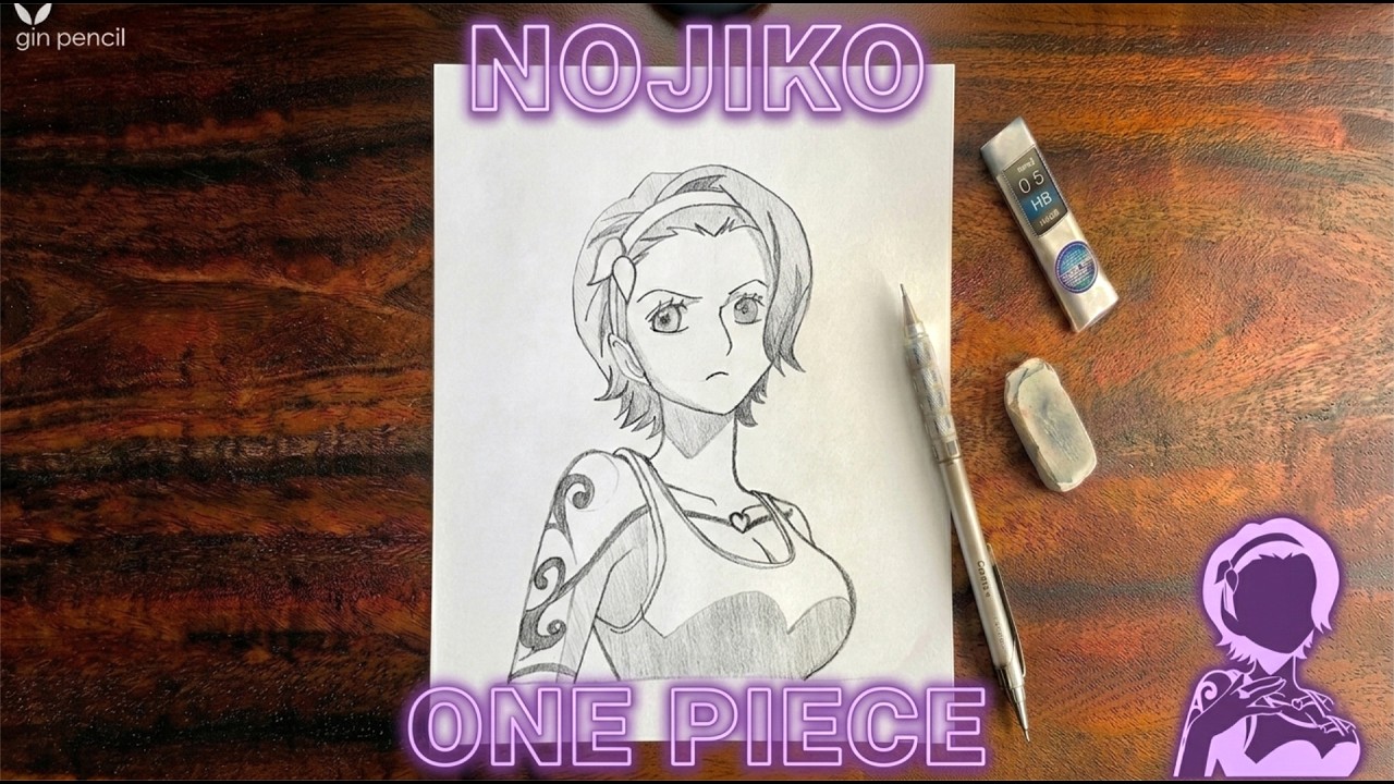 Drawing Nojiko: Nami’s Brave Sister! | One Piece Art 🍊⚔️