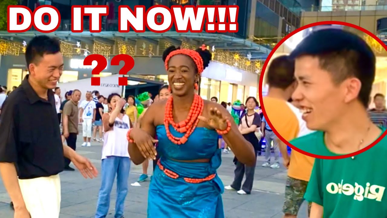 HOW CHINESE PEOPLE REACT TO BLACK GIRL DOING THIS !! 😳