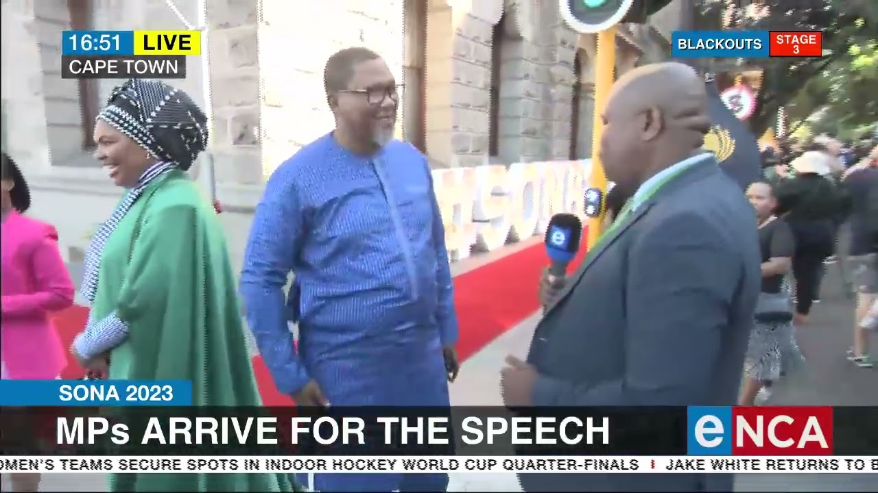 MPs arrive ahead of SONA 2023