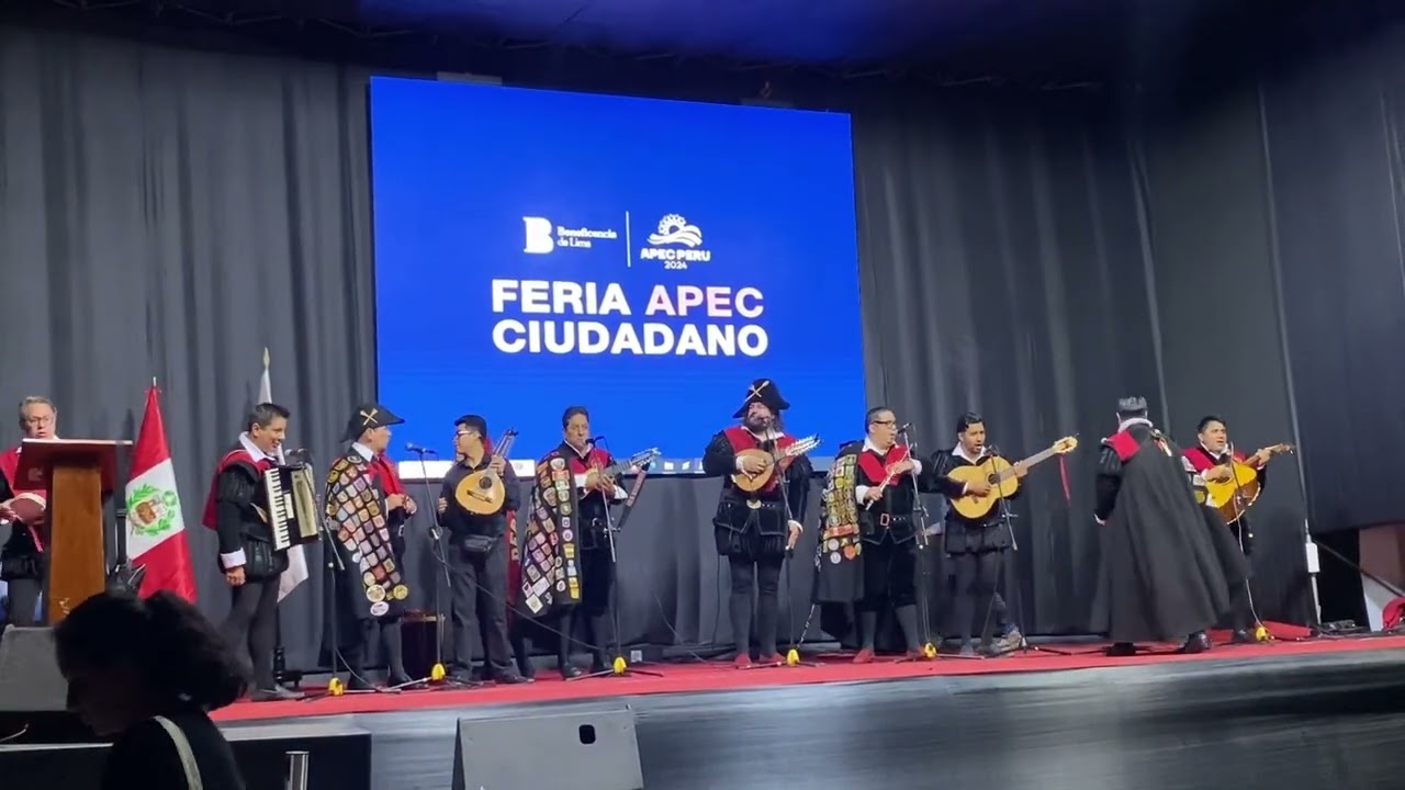 APEC Perú 2024: LA TUNA DE DERECHO DE LA UNIVERSIDAD DE SAN MARTÍN DE PORRES