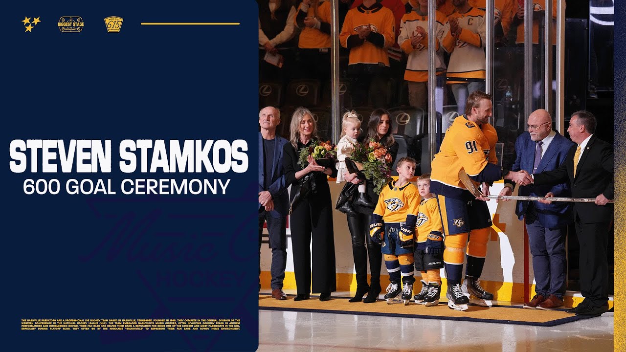 Steven Stamkos 600th NHL Goal Full Ceremony