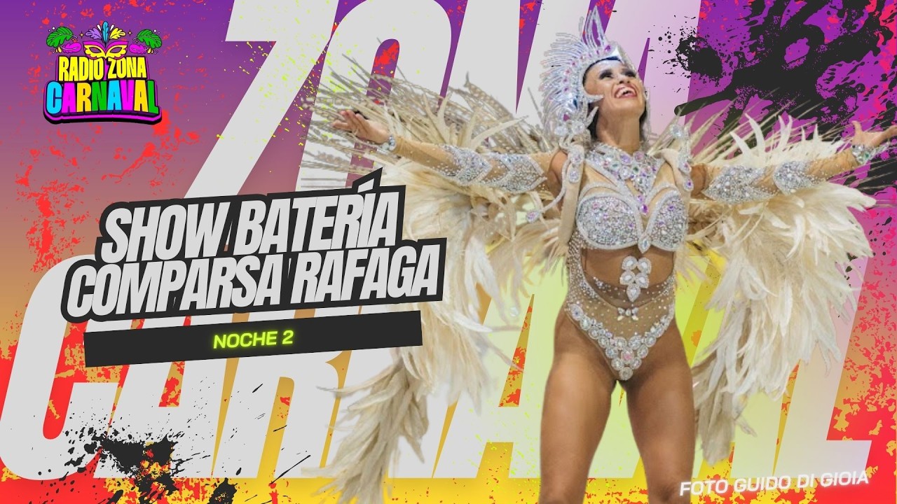 SHOW DE BATERÍA NOTA 1000 Y SU REINA BELEN ESCOBAR | COMPARSA RAFAGA | NOCHE 2 | RADIO ZONA