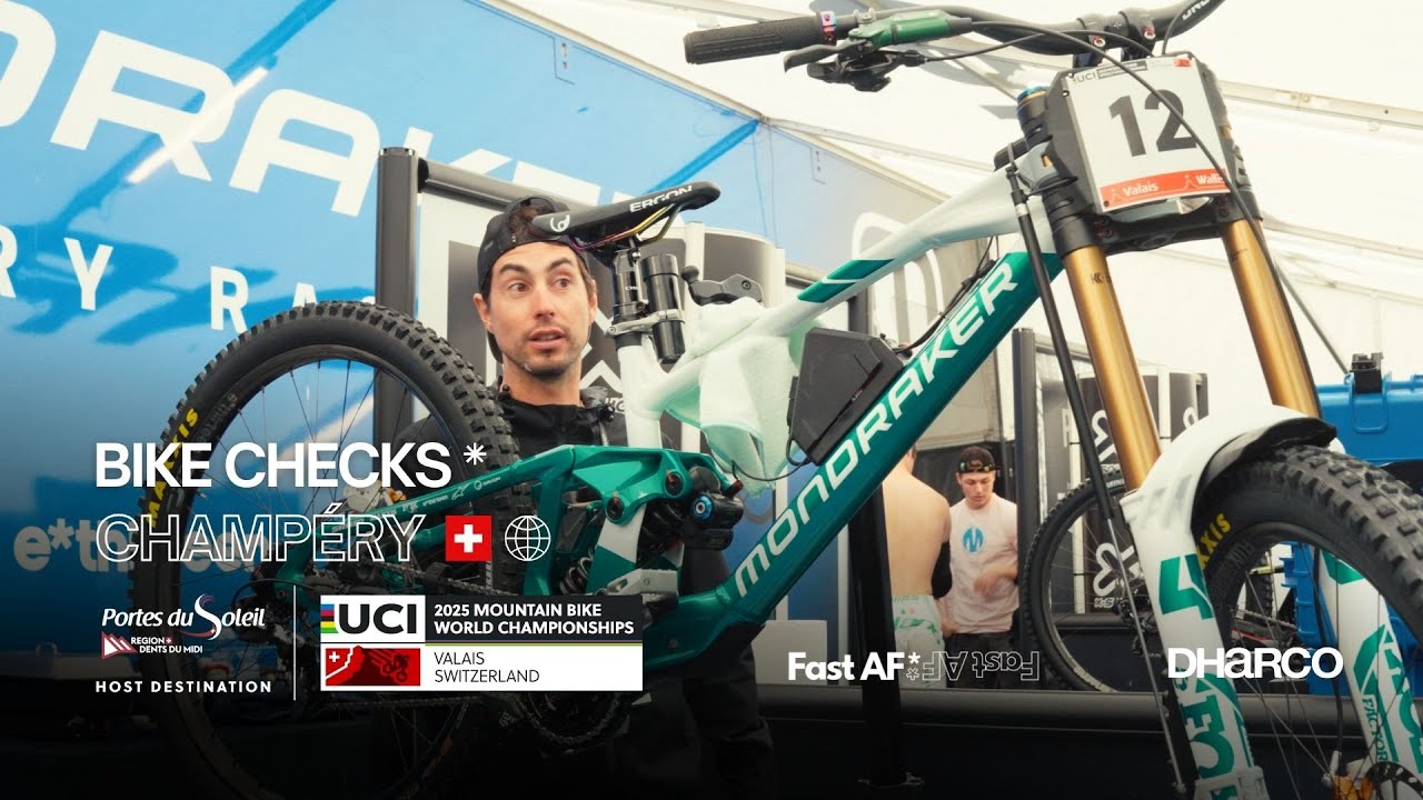 Champéry DH World Championships 2025 - Bike checks et seeding runs junior 🇨🇭