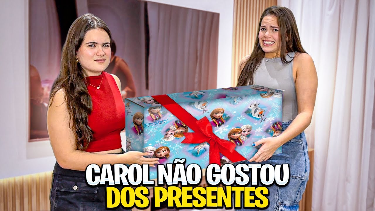 TROLLEI A CAROL COM SEU PRESENTE DE ANIVERSÁRIO!! surpresa master..