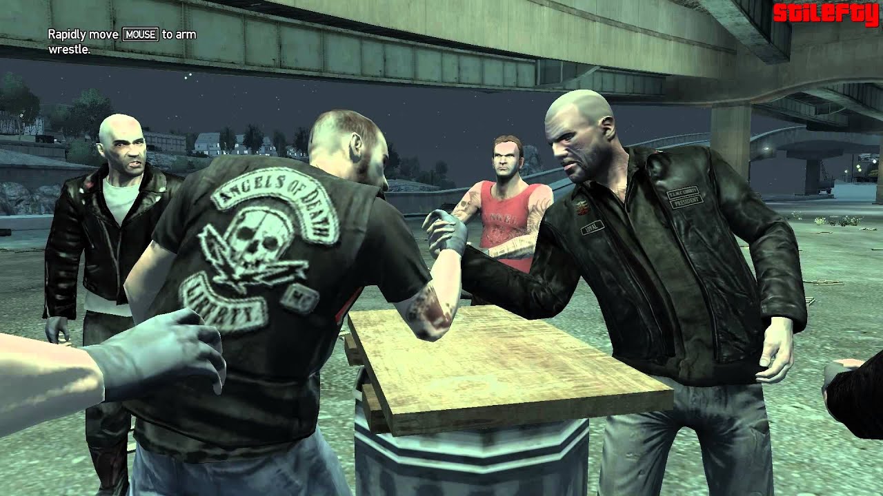GTA 4 - The Lost and Damned - Arm Wrestling
