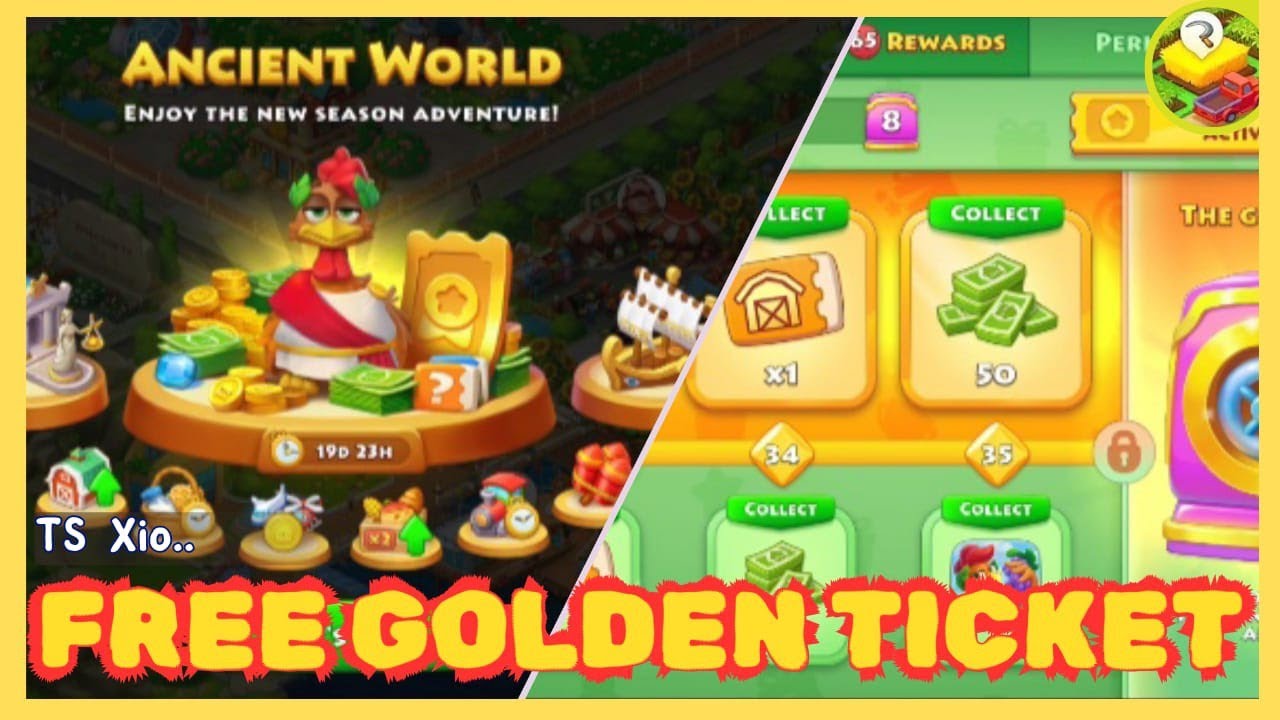 TOWNSHIP FREE ‼️UNLOCK GOLDEN TICKET HACK 