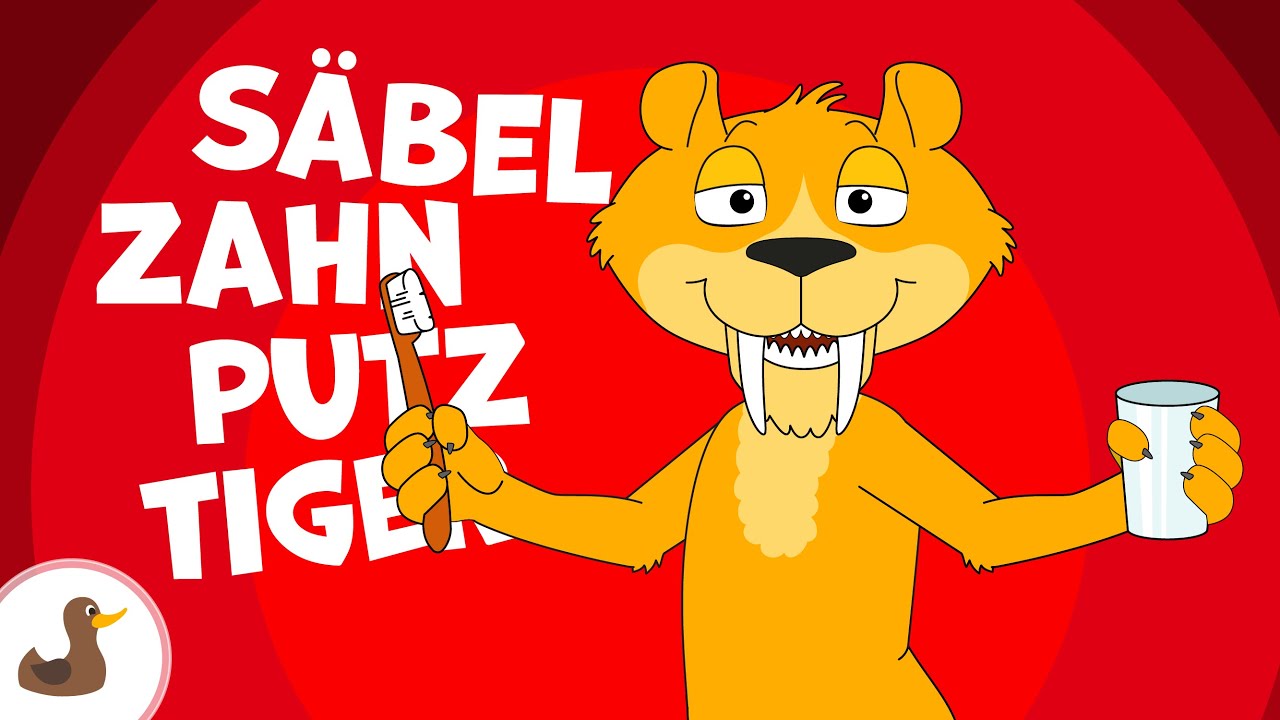 🐯🦷 Säbelzahnputztiger - Kinderlieder zum Mitsingen | Zahnputzlied | JiMi FLuPP | Sing Kinderlieder