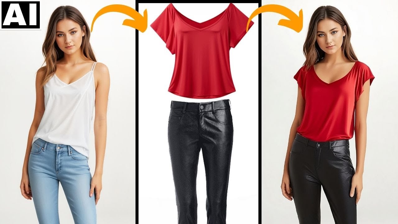 Swap Your Own Clothes on Model Using FREE AI Tool - Pincel AI Clothes Swapper
