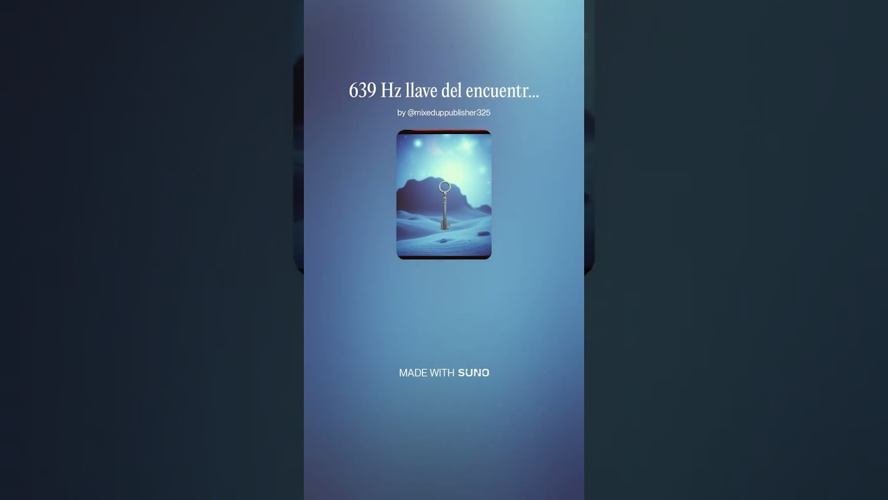 Llave del Encuentro 639 Hz · Electrónica Etérea y Relajante · Música SIN derechos de autor