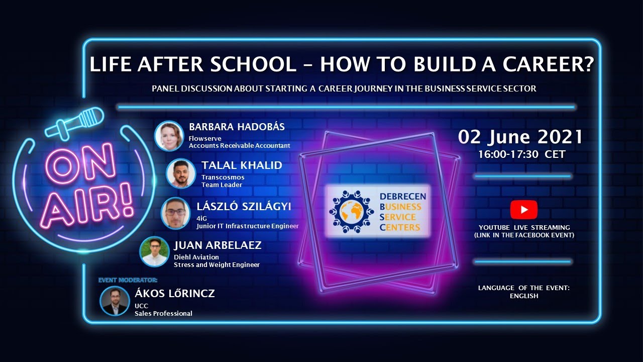 DBSC Virtual Coffee Talk #3 - Life After School - How to Build a Career?