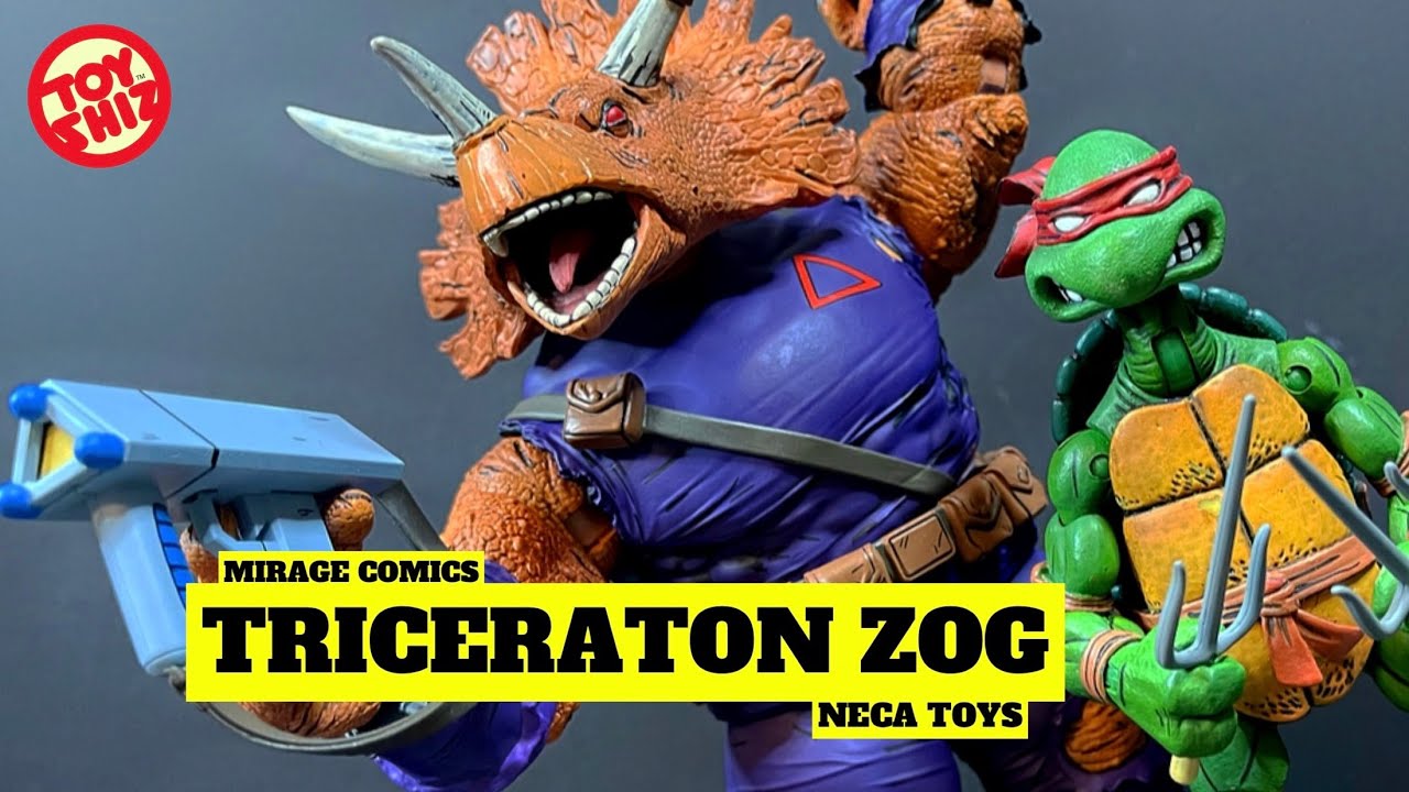 2023 A TRICERATON IN THE SEWERS: ZOG | Mirage TMNT Line | NECA Toys