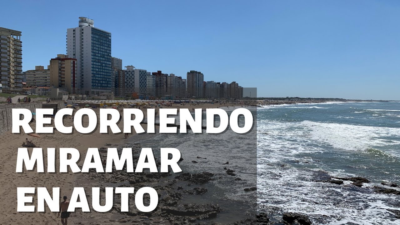 Recorriendo la ciudad de Miramar en auto. Driving Tour.