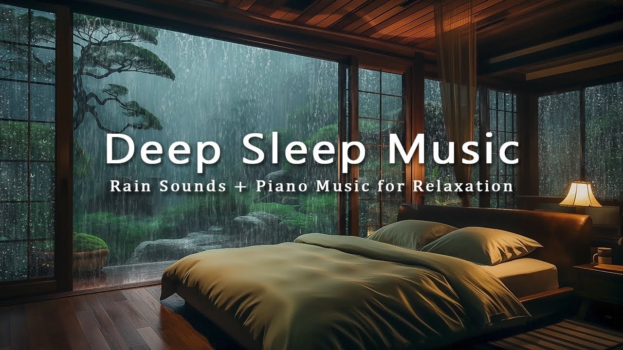 Deep Sleep in 10 Minutes – Soft Piano & Night Rain