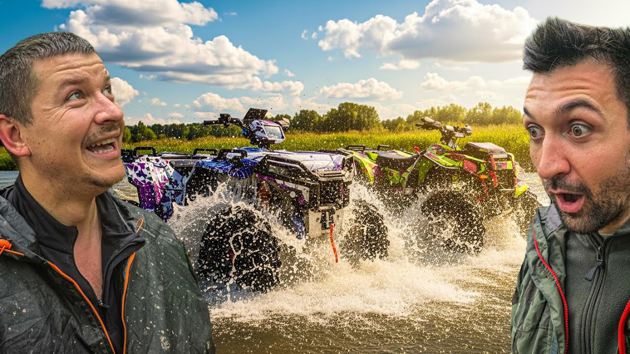 Ne-a luat apa cu ATV-urile