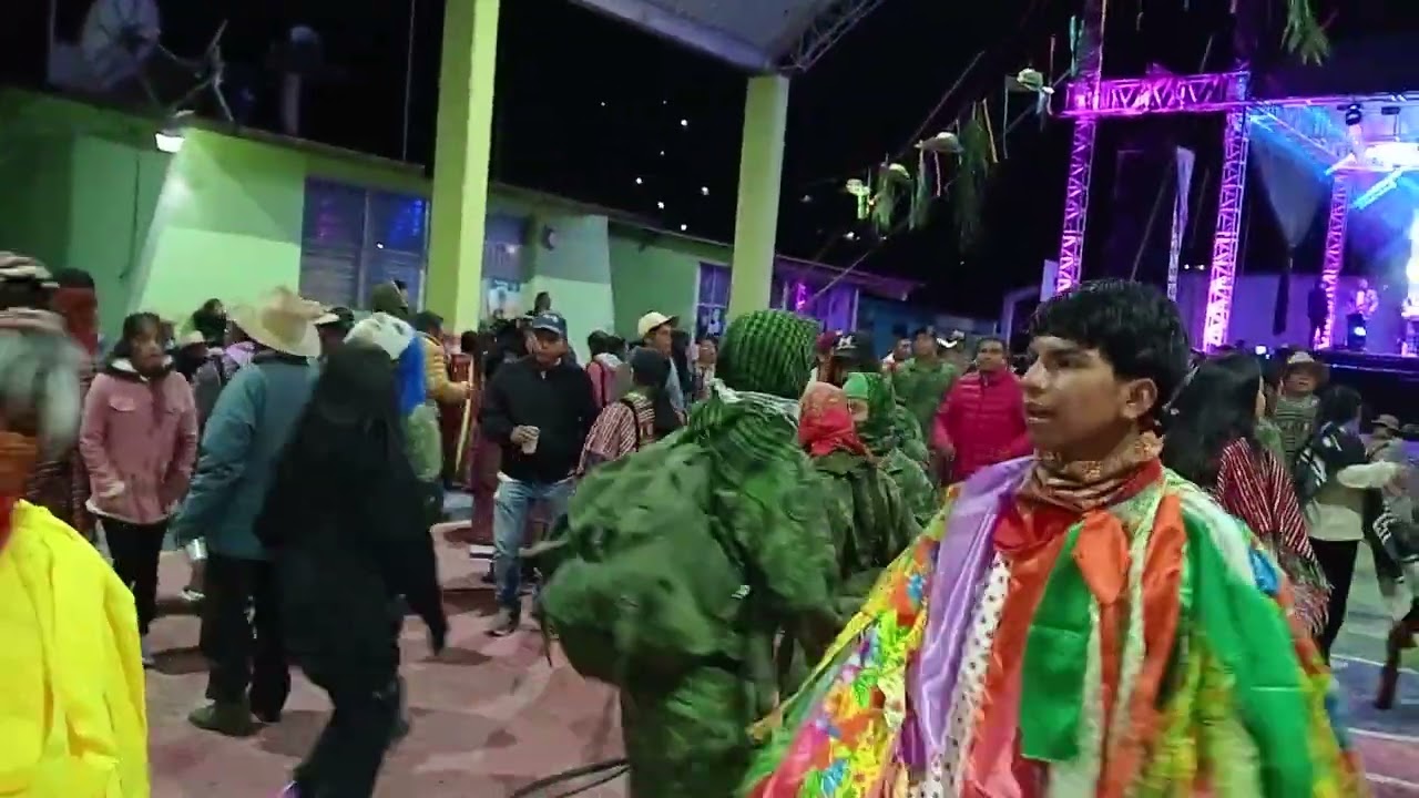 Cierre de carnaval 2025 en Santo Domingo del Estado, Putla Oaxaca con la Furia Oaxaqueña.