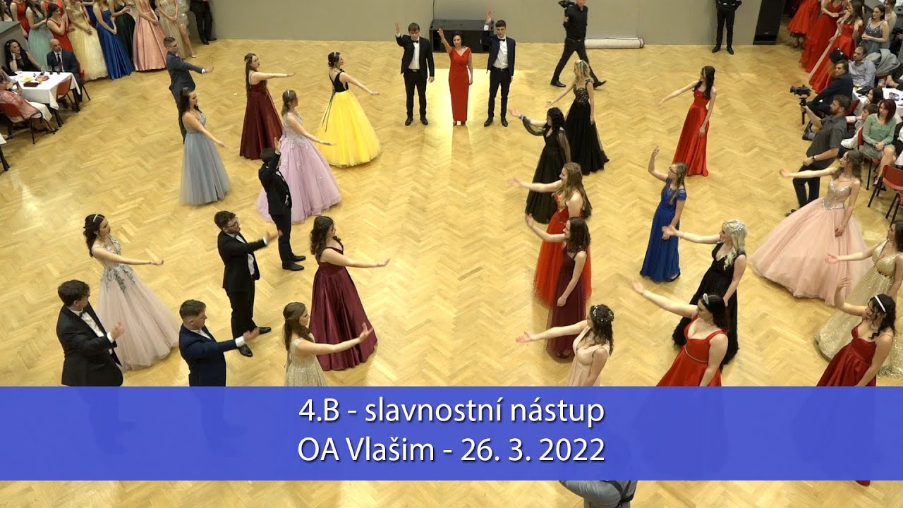 Slavnostní nástup / 4.B / OA Vlašim 2022