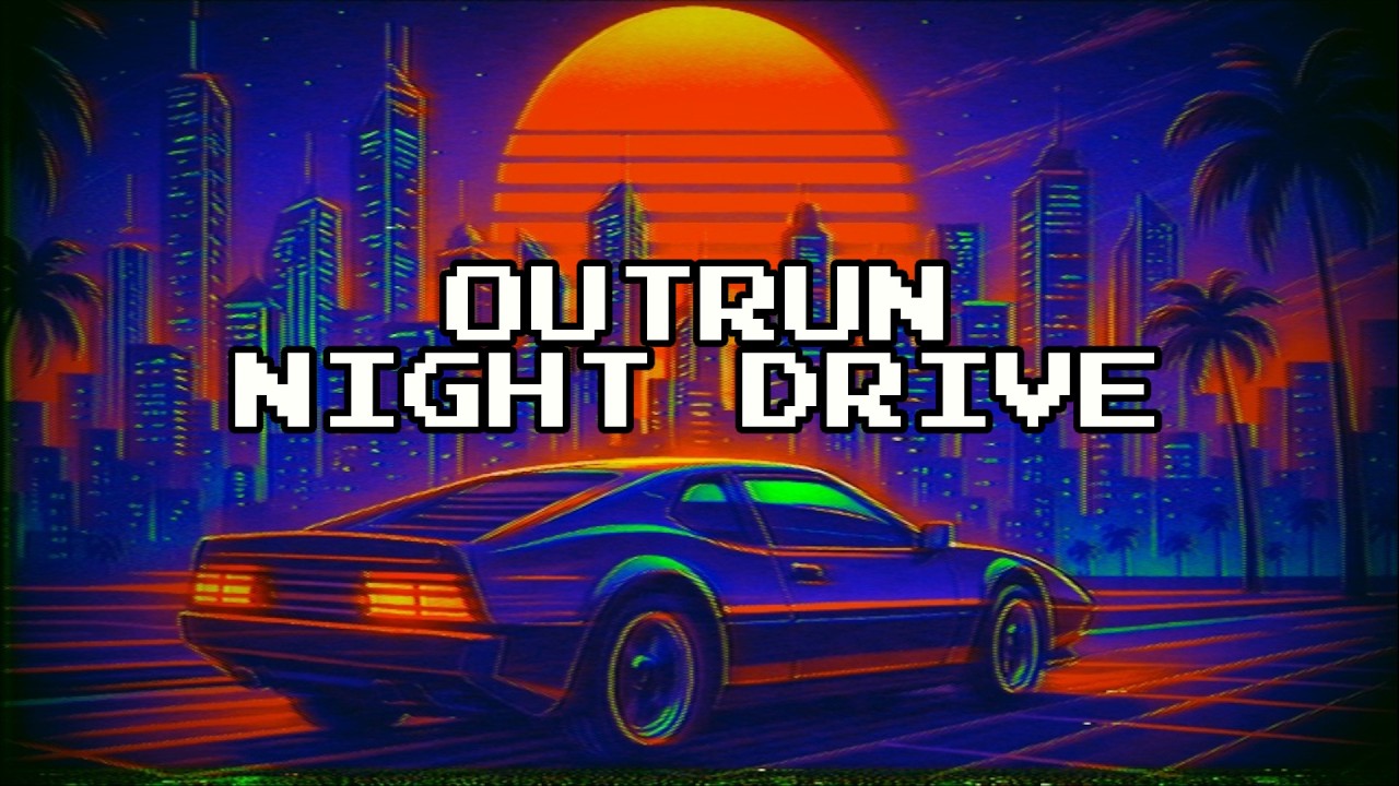 Outrun night drive :: Synthwave Retrowave Outrun :: Synthwave mix to work/study/drive to