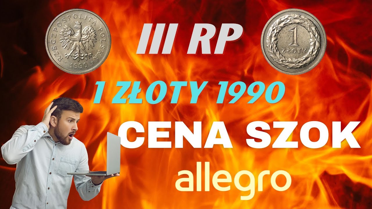 III RP. 1 Złoty 1990. Cena ścięła mnie z nóg !!