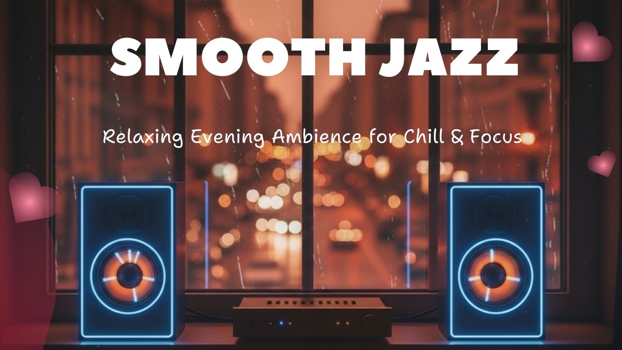 Smooth Jazz & Soulful R&B – Relaxing Evening Ambience for Chill & Focus🎶