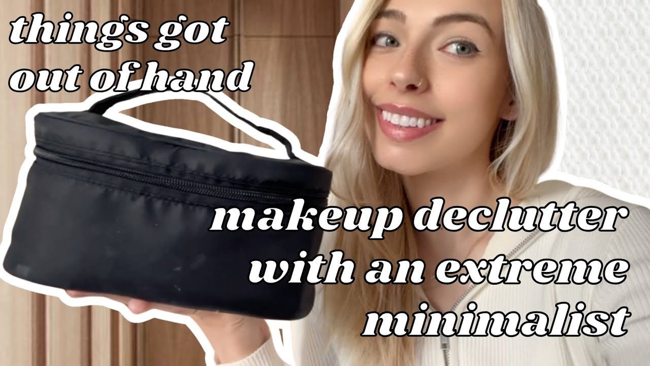 Extreme Minimalist Makeup Declutter: What I Actually Use | shesfrench