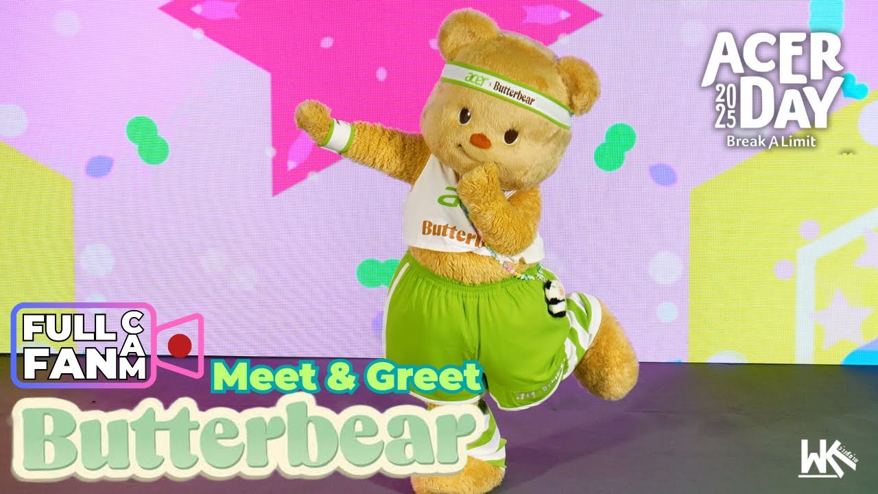 Butterbear - น้องเนย Meet & Greet - Full Fancam | ACER DAY 2025 Break A Limit | 02 Aug 2025