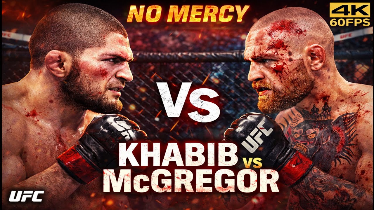 Khabib Nurmagomedov vs Conor McGregor | World Title Fight 🏆 | UFC Gameplay 