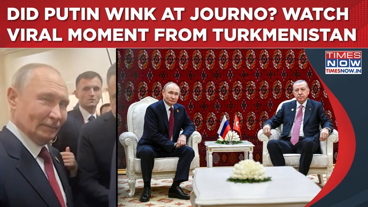 Putin&rsquo;s &lsquo;Wink&rsquo; Breaks Internet?  Russian President&rsquo;s Viral Moment After Meeting With Erdogan | Watch