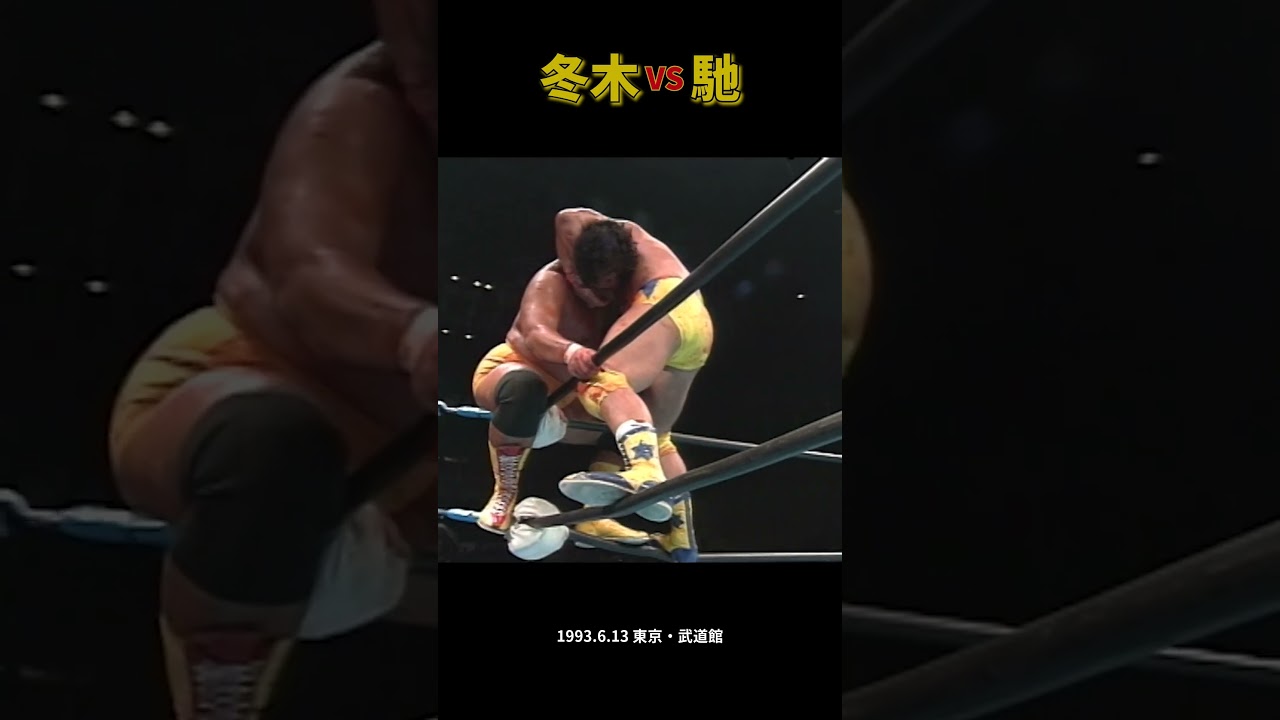 冬木弘道 vs 馳浩　FUYUKI Hiromichi vs HASE Hiroshi　#shorts
