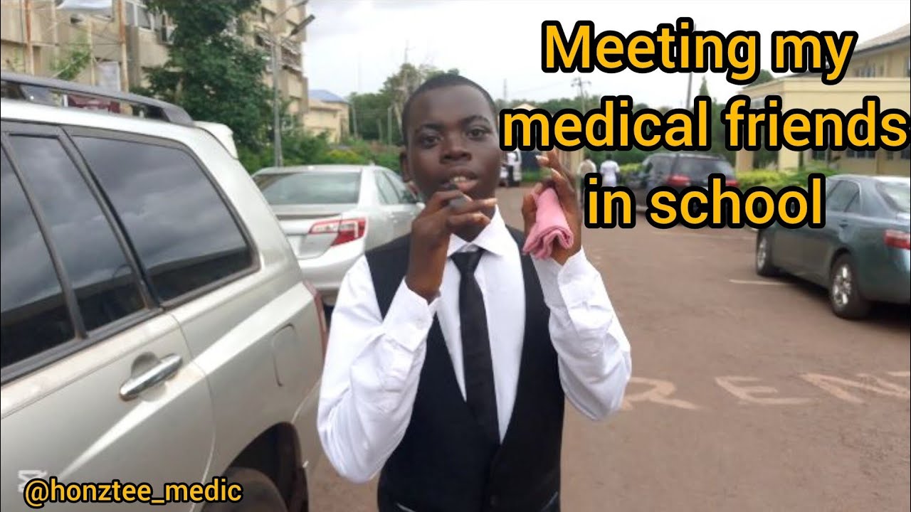 Meeting my Medical friends in school 🌍