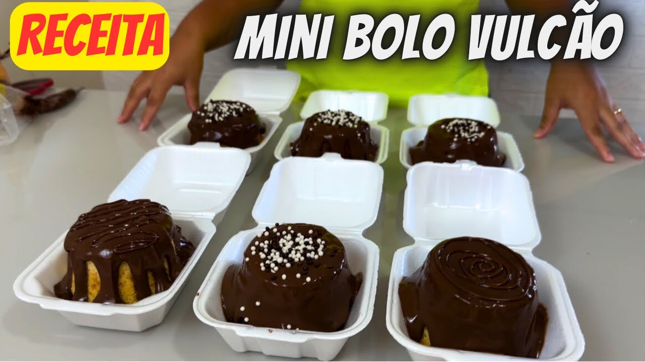 GANHE MUITO DINHEIRO COM MINI BOLO VULCÃO ( receita de sucesso )