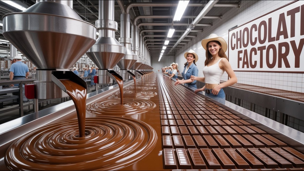 How Chocolate Is Made | Secret Inside The Biggest Chocolate Factory In Whole World