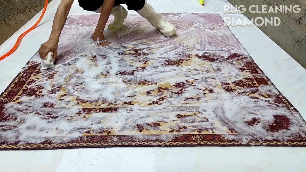 The Rug Left Behind in the Desert After Cleaning Will Surprise You – Carpet Cleaning ASMR