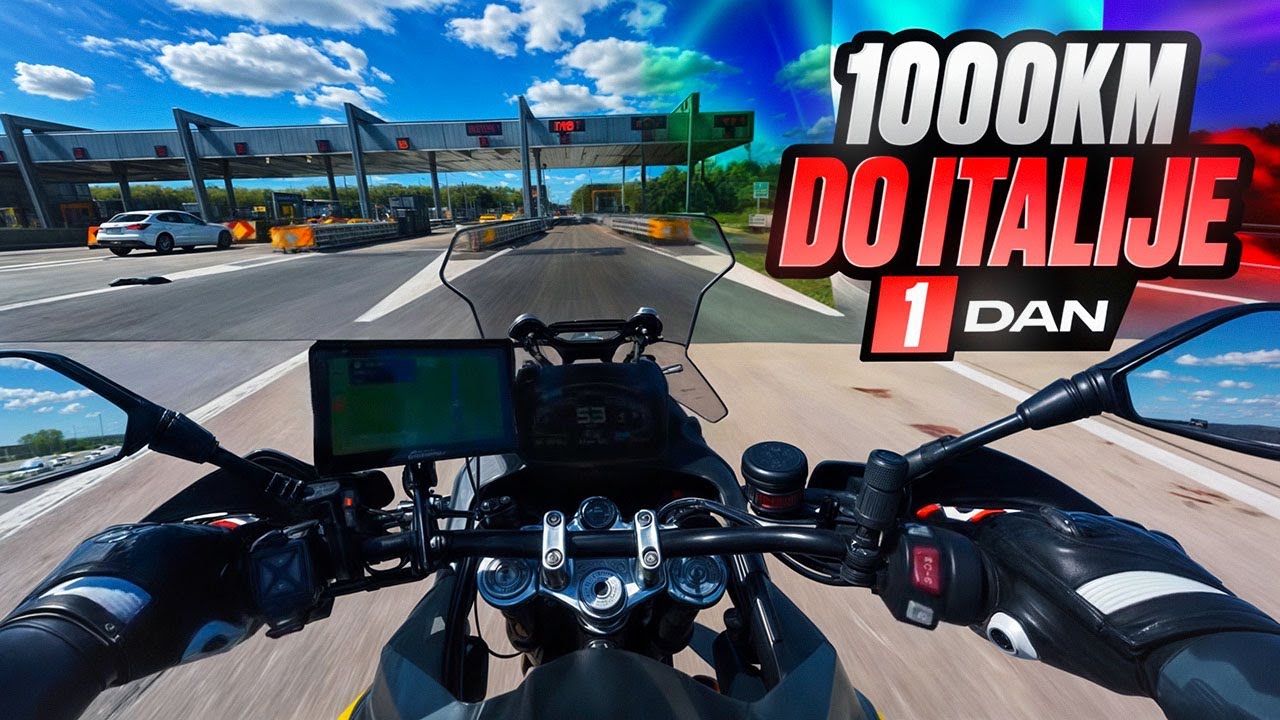 Prvi Dan na Putu – 1000 km do Italije! Granice, Umor i Prvi Utisci 🇭🇷🇸🇮