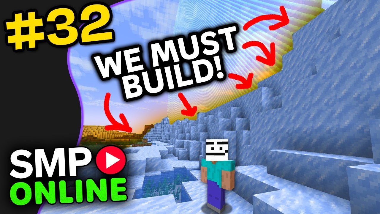 Minecraft SMP Online S5: #32 - The Ice Wall Begins