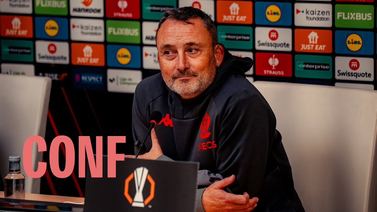 La conf&eacute;rence de presse avant Celta Vigo - Nice