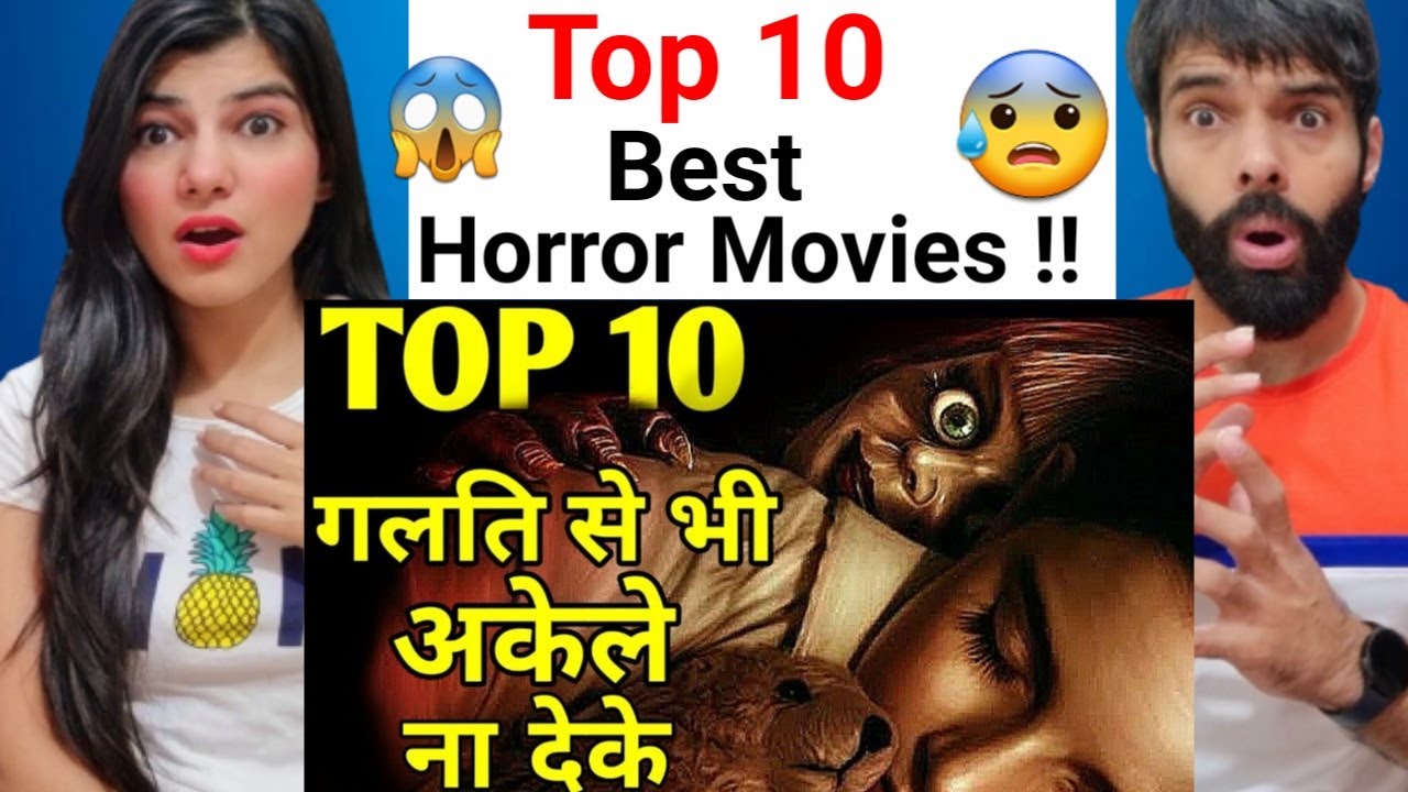 Top 10 Best HORROR Movies in Hindi or English 😱🔥 SHOCKING REACTION  !!