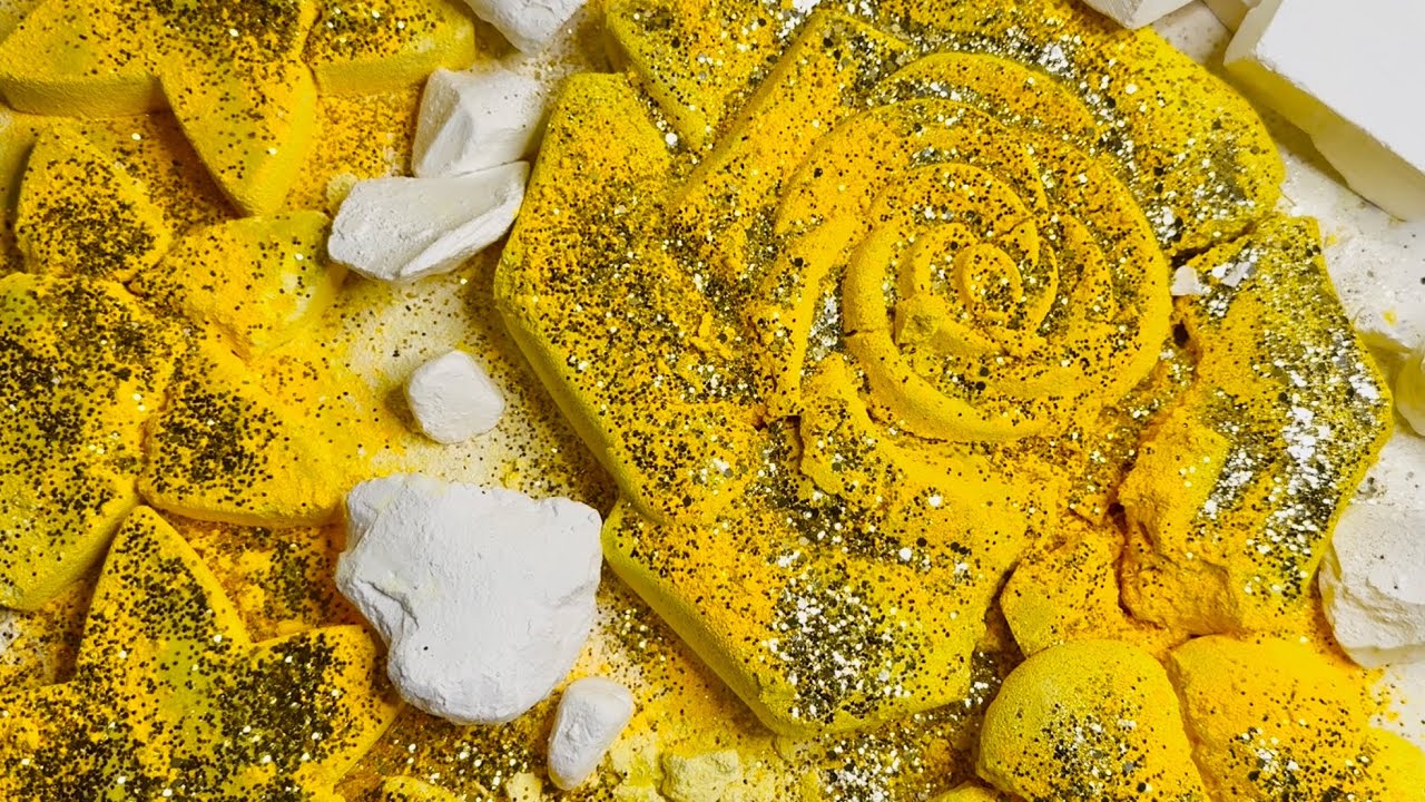 Yellow & White C/W @TheASMRWorld28 🤍💛 | ASMR Sounds | Soft & Crunchy GC | Satisfying | Sleep Aid