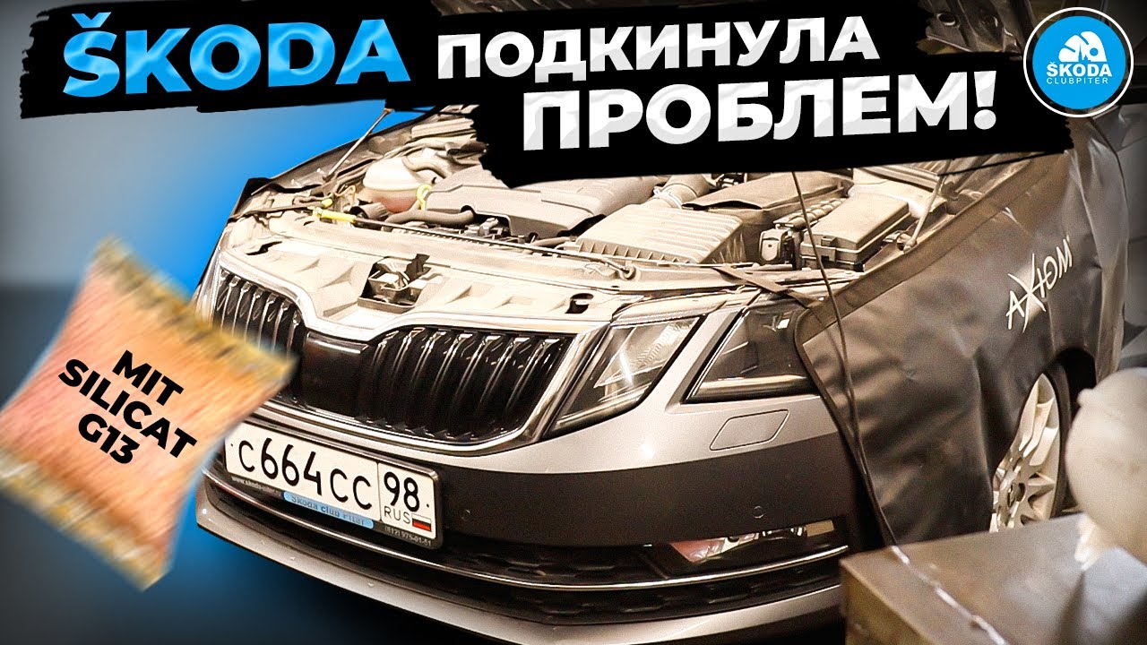 Опасно! Силикагель в расширительном бачке SKODA и антифриз G13