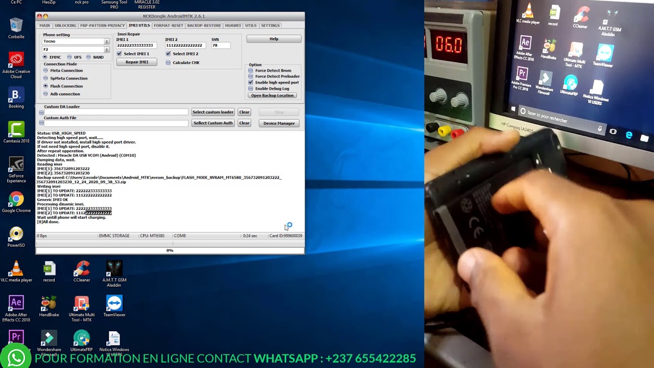 DEBLOCAGE/FLASH/UNLOCK/REPAIR TELEPHONE AVEC NCK BOX[NCK ANDROID MTK]