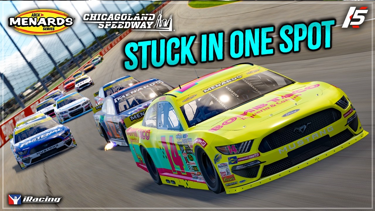 Серия ARCA - Чикаголенд - геймплей NASCAR в iRacing