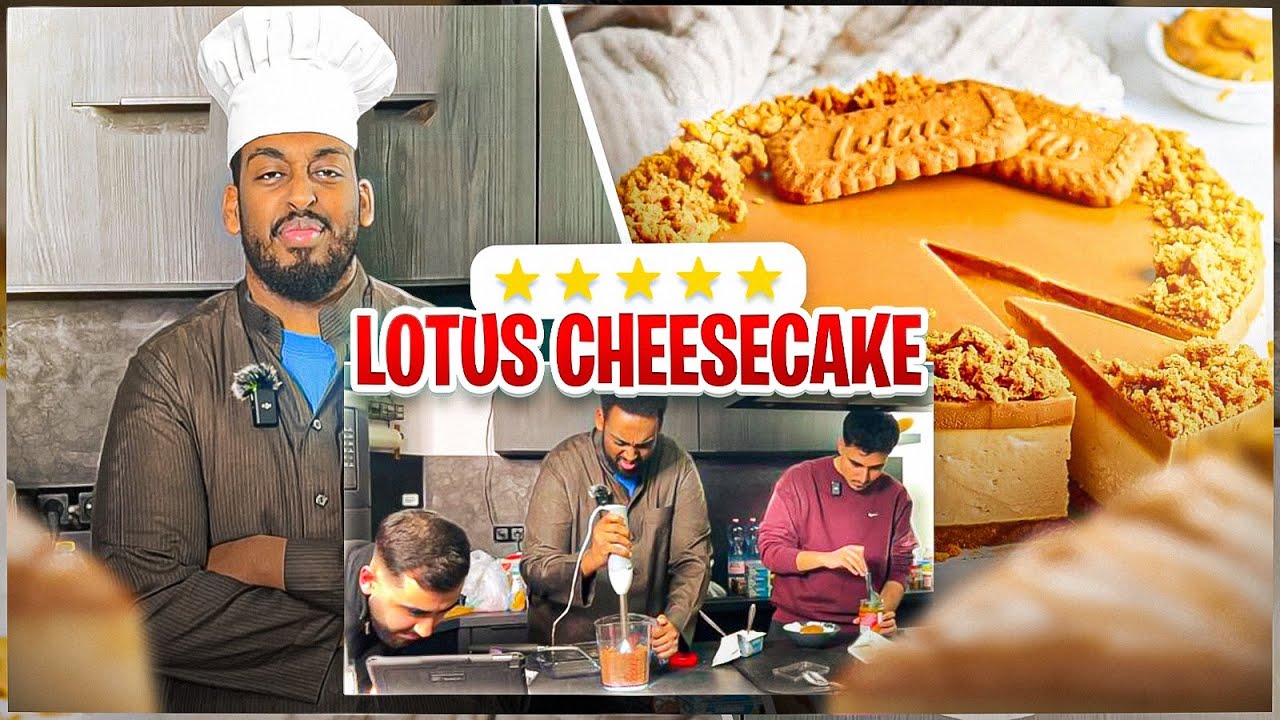 KOCHEN MIT FARO ( RAMADAN EDITION🤲) TIKTOK LOTUS CHEESECAKE🍰🚑