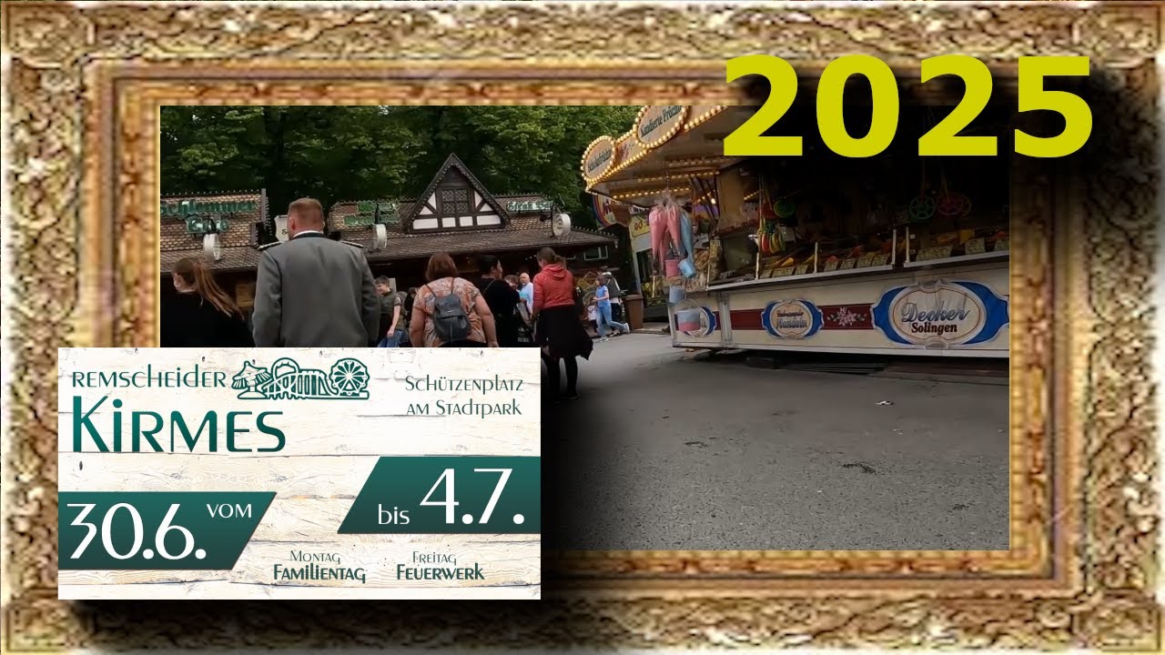 Remscheid Kirmes 2023 – Großer Rundgang über den Rummelplatz 🎡