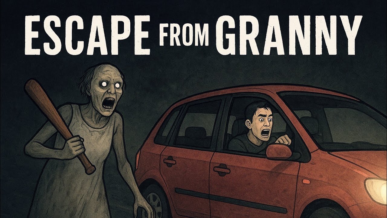 granny old car escape - hallowen mode