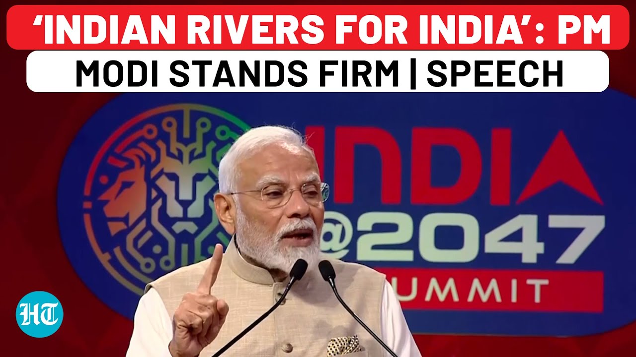 PM Modi Declares 'Water Will Stay in India' With Bold Vow Amid Indus Treaty Tensions with Pakistan