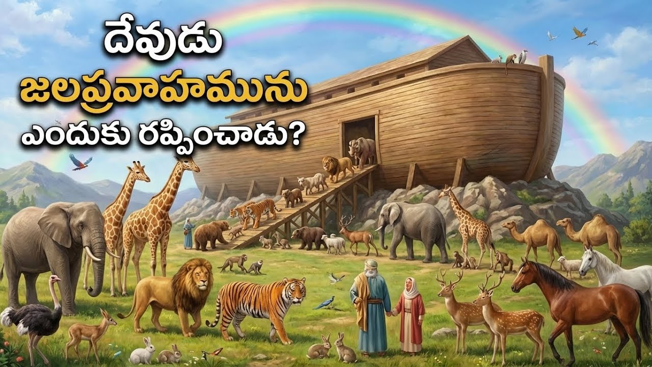 జలప్రవాహమునుకు ముందు దేవుడు ఏమన్నాడు? | దేవుడు జలప్రవాహమును ఎందుకు రప్పించాడు? | Genesis Part - 4