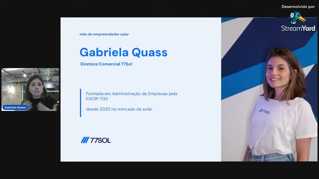 Webinar - O que &eacute; ser um Empreendedor Solar, etapas de profissionaliza&ccedil;&atilde;o e a import&acirc;ncia do CNPJ.