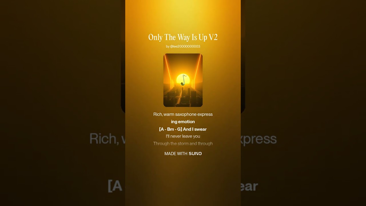 Only The Way Is Up V2