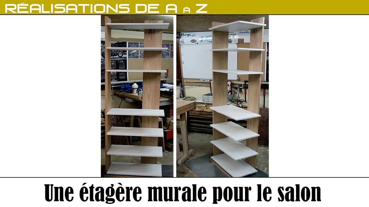 Réalisation d'un meuble pour le salon.